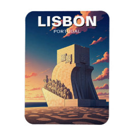 Lissabon Portugal Reisedenkmal für Entdeckungen Magnet