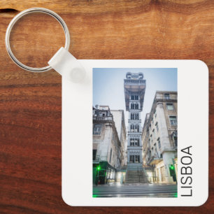 Lissabon Portugal Retro-Aufzug Holiday Souvenir Schlüsselanhänger