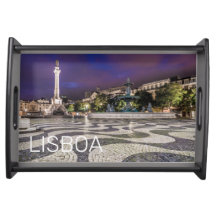 Lissabon Portugal Rossio Square Holiday Souvenir