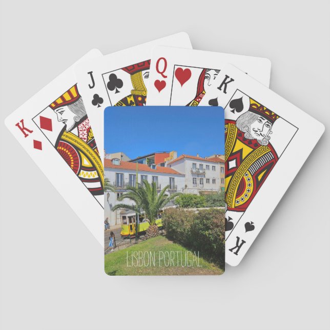 Lissabon, Portugal Spielkarten (Rückseite)