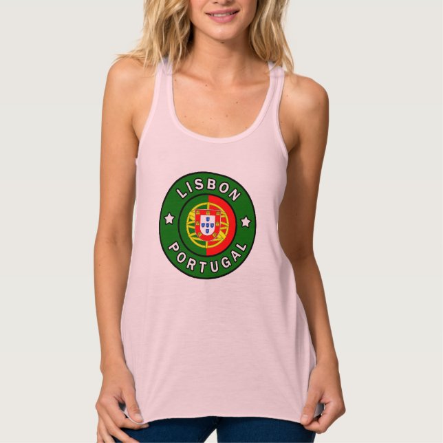 Lissabon Portugal Tank Top (Vorderseite)