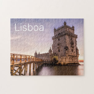 Lissabon Portugal Torre de Belém Sonnenuntergang U