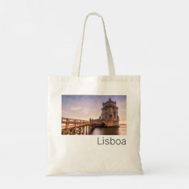 Lissabon Portugal Torre de Belém Sunset Holiday Tragetasche