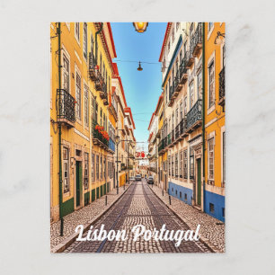 Lissabon Portugal vintage  Postkarte