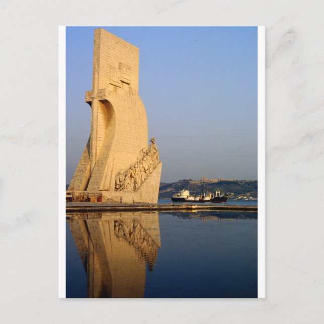 Lissabon, Portugal, Zeitalter der Entdeckungen Den Postkarte (Vorderseite)
