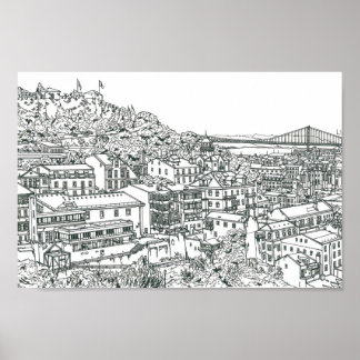 Lissabon Poster