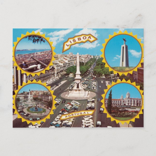 Lissabon - Postkarte (Vorderseite)