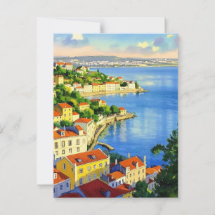Lissabon-Reisepostkarte Postkarte