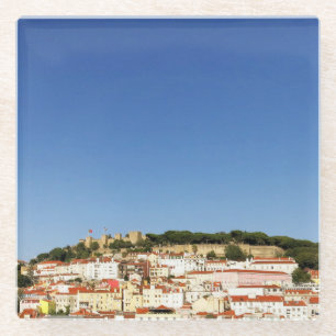 Lissabon - Sicht auf Portugal - Foto Glasuntersetzer