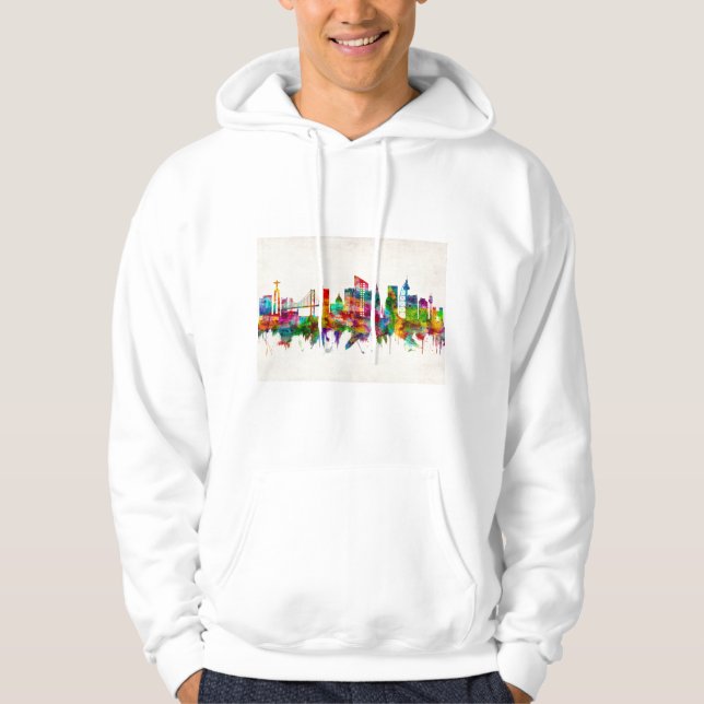 Lissabon - Skyline Hoodie (Vorderseite)