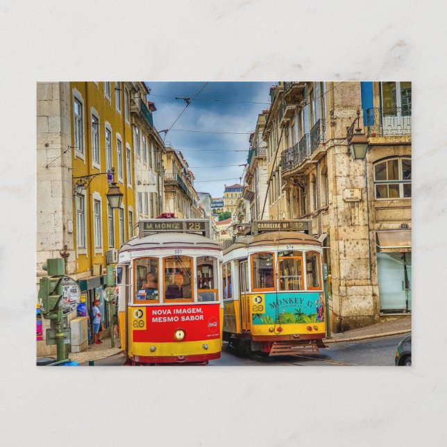 Lissabon-Stadt Feiertagspostkarte (Vorderseite)