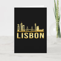 Lissabon Stadt Skyline Stadt Funny Gift