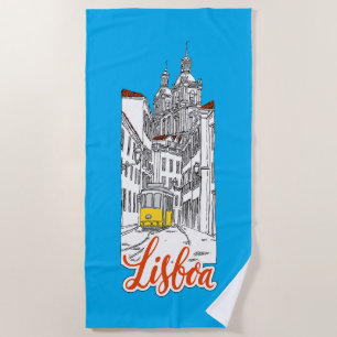 Lissabon Strandtuch
