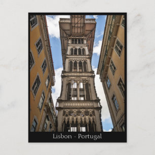Lissabon Straße, Portugal Postkarte