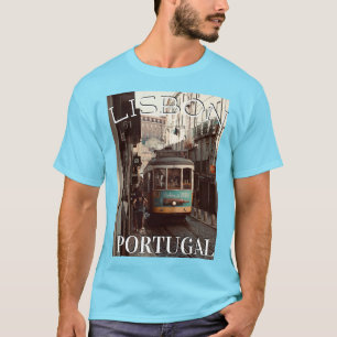 Lissabon - Straßenbahn Trolley T-Shirt