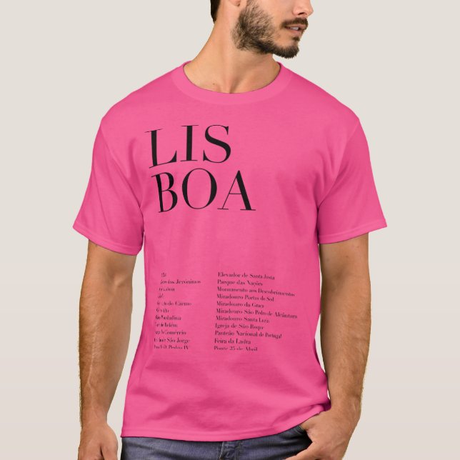 Lissabon T-Shirt (Vorderseite)