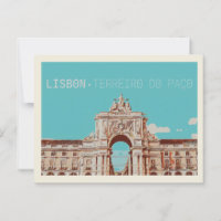 Lissabon Terreiro do Paço Illustration, Portugal