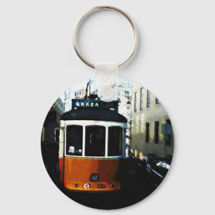 Lissabon-Tram Schlüsselanhänger