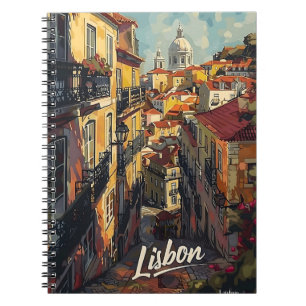Lissabon Vintag Notizblock