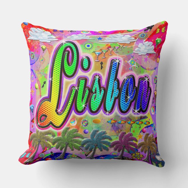 Lissabon Vista Express Pillow Kissen (Vorderseite)