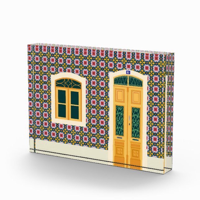 Lissaboner Haus mit Fliesen Fotoblock (Rechts)