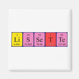 Lissette Periodenmagnet Magnet