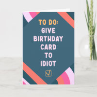Liste ausführen: Geben Sie Idioten eine Geburtstag