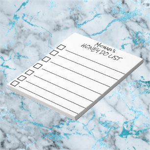 Liste de choses à faire pour Chéri(e) Bloc-notes p