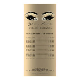 Liste de prix Lashes Extension Maquillage Sepia Go