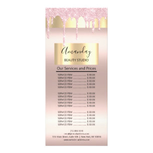 Liste de prix Poils de maquillage ongle Rose goutt