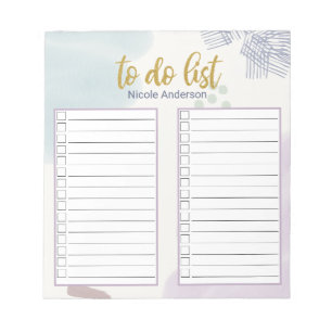 Liste der Abstrakten Pinselstriche mit niedlicher  Notizblock