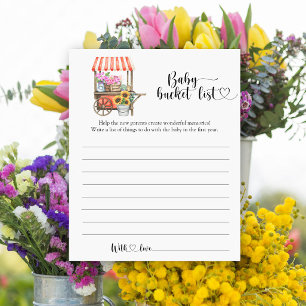 Liste der Blume Babydusche