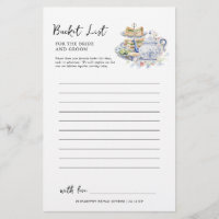 Liste der Buckel | Brautparty Game
