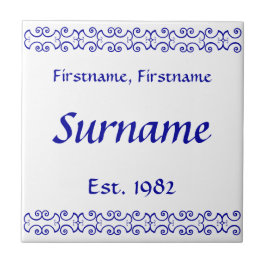 Liste der Familiennamen - Viktorianisch Fliese