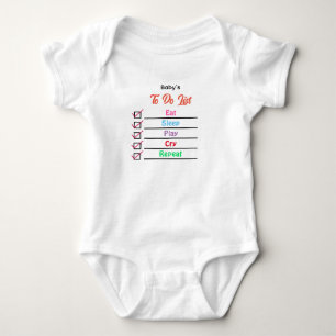 Liste der individuellen Babys Baby Strampler