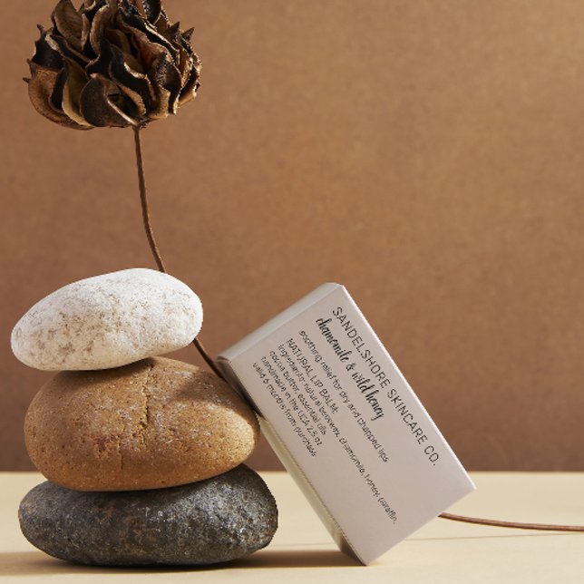 Liste der Inhaltsstoffe moderner Hautpflege Adressaufkleber (Von Creator hochgeladen)