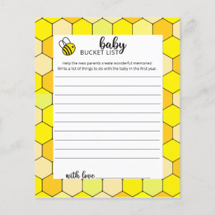 Liste der kleinen Bee Baby-Eimer