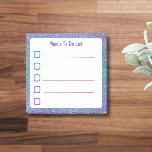 Liste der Mamas Post-it Klebezettel (To do list sticky notes for mom.)