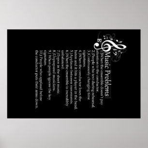 Liste der Probleme des Leiters Poster