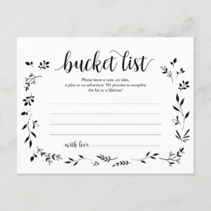 Liste der rustikalen Hochzeiten, Ratenkarte Einladung