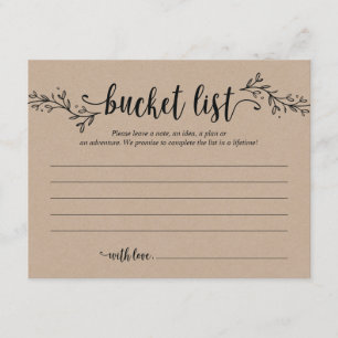Liste der rustikalen Hochzeiten, Ratenkarte Einladung