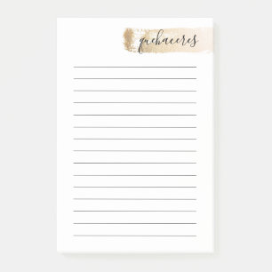 Liste der Sprachen in Spanisch Post-it Klebezettel