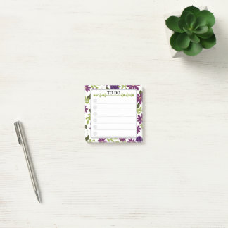 Liste der Sticky Notes - Lila Garden Post-it Klebezettel
