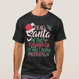 Liste der Ungläubigen des Weihnachtsmanns T-Shirt