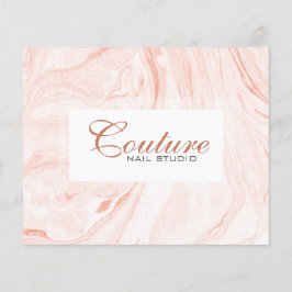 Liste der Wirbel mit weißem und Rose-Gold-Marmor Flyer