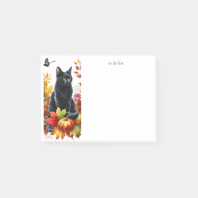 Liste der zu verwendenden Saisonkatzen Post-it Klebezettel (Vorderseite)