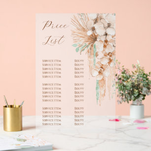 Liste des prix Boho Beige et Mint