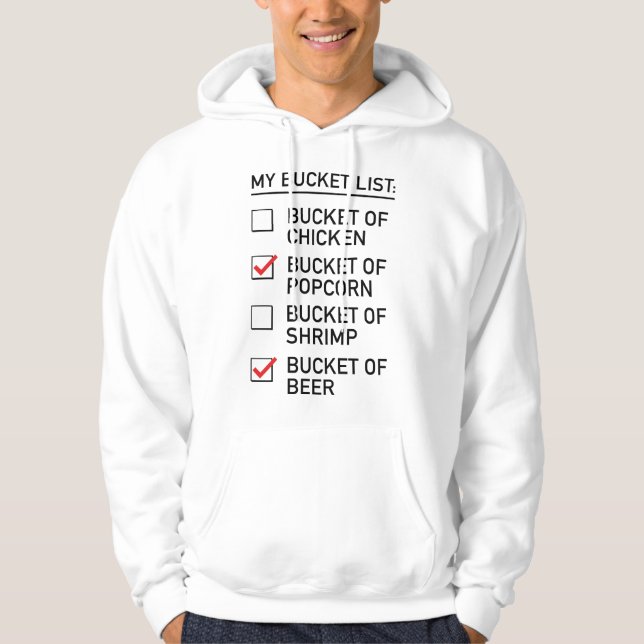 Liste meiner Schaufeln Hoodie (Vorderseite)