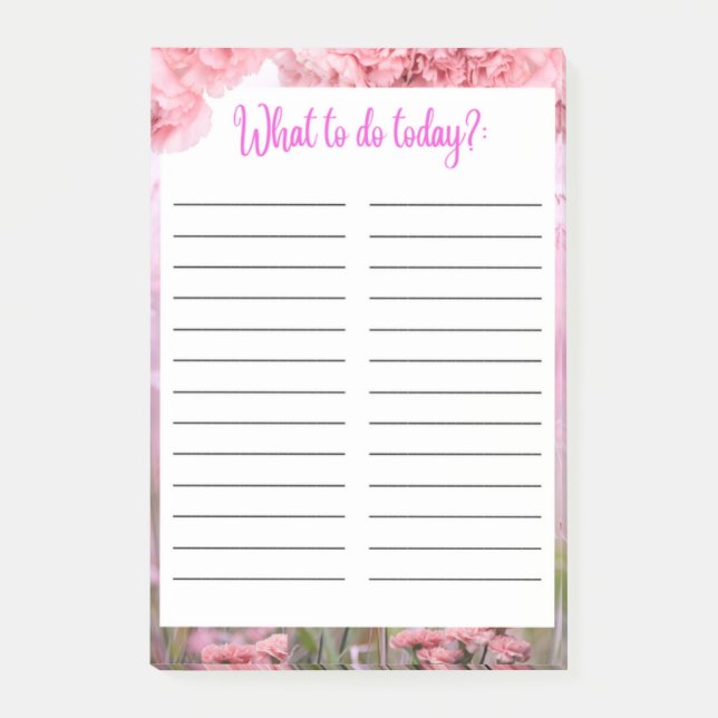 LISTE: POST-IT KLEBEZETTEL (Vorderseite)