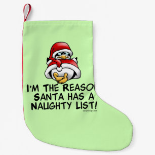 Listen-WeihnachtsPinguin Sankt frecher Kleiner Weihnachtsstrumpf